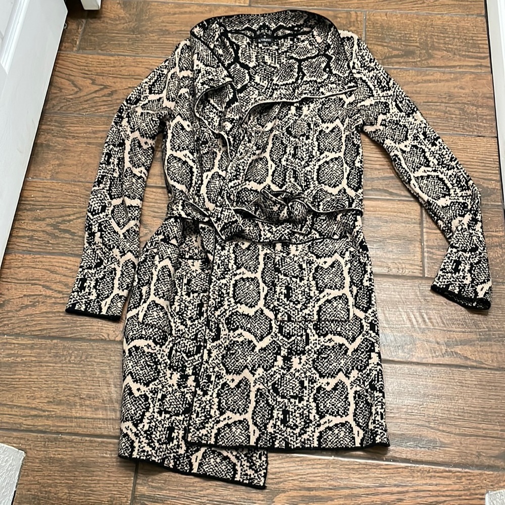 Angeleno belted sweater cardigan NWOT